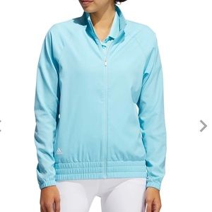 NWT adidas Women's Essential Full Zip Blue Golf Jacket
